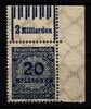 Deutsches Reich Deutsches Reich 319AWa OR postfrisch 0/6/0 - 1/5/1 vom Eckrand MiNr. 319AWa OR postfrisch 0/6/0 - 1/5/1 vom Eckrand -
