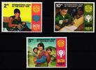 Bhutan Bhutan 728A-730A postfrisch Jahr des KIndes MiNr. 728A-730A postfrisch Jahr des KIndes -