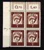BRD Bund BRD Bund 348x postfrisch als 4er Eckrand MiNr. 348x postfrisch als 4er Eckrand -