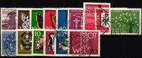 BRD Bund BRD Bund Jahrgang 1962 mit 375-389 gestempelt MiNr. Jahrgang 1962 mit 375-389 gestempelt -