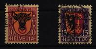 Schweiz Schweiz 143-144 gestempelt MiNr. 143-144 gestempelt -