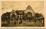 AK Mönchengladbach Bahnhof nach einem Gemälde v. Hermann Kllian ungebraucht -