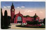 AK Wiesbaden Hauptbahnhof 1914 gebraucht -