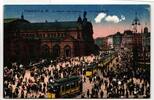 AK Frankfurt a. Main Im Zeichen des Verkehrs - Am Hauptbahnhof 1921 ungebraucht -