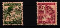 Schweiz Schweiz 128-129 gestempelt Vollstempel MiNr. 128-129 gestempelt Vollstempel -