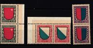 Schweiz Schweiz 153-155 postfrisch Paare MiNr. 153-155 postfrisch Paare -
