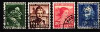 Schweiz Schweiz 399-402 gestempelt MiNr. 399-402 gestempelt -