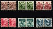Schweiz Schweiz 500-505 postfrisch waagerechte Paare MiNr. 500-505 postfrisch waagerechte Paare -