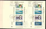 Uruguay Uruguay Block 54 A+B gestempelt als FDC / Raumfahrt MiNr. Block 54 A+B gestempelt als FDC / Raumfahrt -