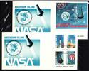 Ascension Ascension 429-432 und Block 17 gestempelt als FDC / Raumfahrt MiNr. 429-432 und Block 17 gestempelt als FDC / Raumfahrt -