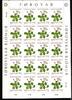 Färöer Färöer 48-52 postfrisch Zwanzigerbögen / Blumen MiNr. 48-52 postfrisch Zwanzigerbögen / Blumen -