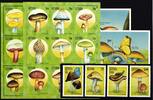 Guyana Guyana 6533-6536, Klb. 6537-6554 und Block 604 und 605 postfrisch Pilze MiNr. 6533-6536, Klb. 6537-6554 und Block 604 und 605 po -