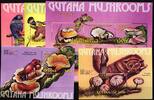Guyana Guyana 6915-6932 und Block 668 und 670 postfrisch Kleinbogensatz / Pilze MiNr. 6915-6932 und Block 668 und 670 postfrisch Kleinb -