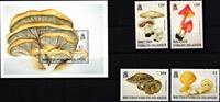 Jungferninseln Jungferninseln 755-758 und Block 73 postfrisch Pilze MiNr. 755-758 und Block 73 postfrisch Pilze -