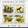 Guinea Guinea 1194-1197 postfrisch Kleinbogen / WWF MiNr. 1194-1197 postfrisch Kleinbogen / WWF -