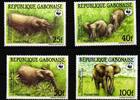 Gabun Gabun 1009-1012 postfrisch WWF MiNr. 1009-1012 postfrisch WWF -