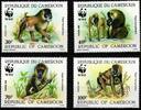 Kamerun Kamerun 1155-1158 postfrisch WWF MiNr. 1155-1158 postfrisch WWF -