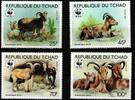 Tschad Tschad 1171-1174 postfrisch WWF MiNr. 1171-1174 postfrisch WWF -