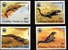 Kongo (Brazzaville) Kongo (Brazzaville) 1063-1066 postfrisch WWF MiNr. 1063-1066 postfrisch WWF -