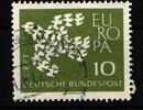 BRD BRD 367 y PF I gestempelt kurzes P in Europa MiNr. 367 y PF I gestempelt kurzes P in Europa -