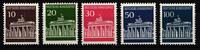 BRD BRD 506-510 vR postfrisch MiNr. 506-510 vR postfrisch -