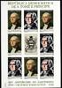 Sao Tome Sao Tome 774-775 A postfrisch als ZD-Bogen, Washington MiNr. 774-775 A postfrisch als ZD-Bogen, Washington -