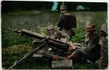 AK Deutschland Infanterieregiment mit Maschinengewehr in Stellung 1916 gebraucht -
