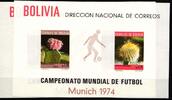 Bolivien Bolivien Block 35 und 36 postfrisch Fußball MiNr. Block 35 und 36 postfrisch Fußball -