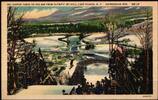 Olympische Spiele 1932 Lake Placid Postkarte Skispringen ungebraucht -