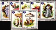 Paraguay Paraguay 3950-3956 postfrisch Pilze MiNr. 3950-3956 postfrisch Pilze -