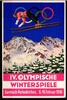 Olympische Winterspiele 1936 AK Druckfehler FEBRUAP 1936 auf Adressseite -