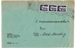 BRD 645 auf Brief 2 Postzustellungsaufträge -