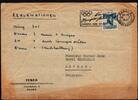 Schweiz 504 auf Brief Werbestempel Olympische Winterspiele 1948 -