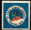 Italien Italien postfrisch Vignette Olympische Winterspiele 1956 postfrisch Vignette Olympische Winterspiele 1956 -