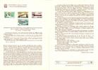 Italien 958-961 auf Amtsblatt Olympische Winterspiele 1956 -