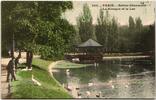 AK Paris Buttes Chaumont - Le Kiosque et le Lac ungebraucht -