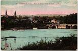 AK Poissy Bords de Seine - Vue générale - L Pont 1925 gebraucht -