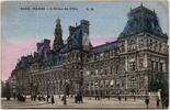 AK Paris L'Hôtel de Ville 1920 gebraucht -