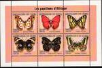 Niger Niger 1807-1812 postfrisch Kleinbogen / Schmetterling MiNr. 1807-1812 postfrisch Kleinbogen / Schmetterling -