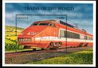 Ghana Ghana Block 346 postfrisch Eisenbahn TGV MiNr. Block 346 postfrisch Eisenbahn TGV -