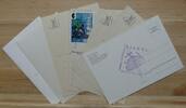 Lot Schiffspost auf Postkarte 7 Karten mit Schiffemotiven -