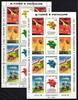 Sao Tome e Principe Sao Tome e Principe 522-529 postfrisch als Zd-Bogen A und B Eisenbahn MiNr. 522-529 postfrisch als Zd-Bogen A und B Eisenbahn -