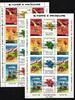 Sao Tome e Principe Sao Tome e Principe 838-849 postfrisch als Zd-Bogen A und B Eisenbahn MiNr. 838-849 postfrisch als Zd-Bogen A und B Eisenbahn -