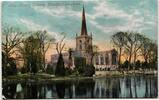 AK London Holy Trinity Church, Stratford-on-Avon 1907 gebraucht -