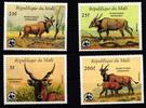 Mali Mali 1078-1081 postfrisch Wildtiere MiNr. 1078-1081 postfrisch Wildtiere -