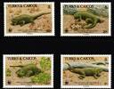 Turks und Caicos Inseln Turks und Caicos Inseln 777-780 postfrisch Reptilien MiNr. 777-780 postfrisch Reptilien -