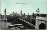 AK Paris Pont Alexandre III ungebraucht -
