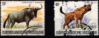 Burundi Burundi 1607 und 1608 gestempelt Weltweiter Naturschutz Tiere MiNr. 1607 und 1608 gestempelt Weltweiter Naturschutz Tiere -