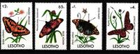 Lesotho Lesotho 825, 828, 829, 832 postfrisch Schmetterling MiNr. 825, 828, 829, 832 postfrisch Schmetterling -