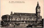 AK Paris La Gare de Lyon ungebraucht -